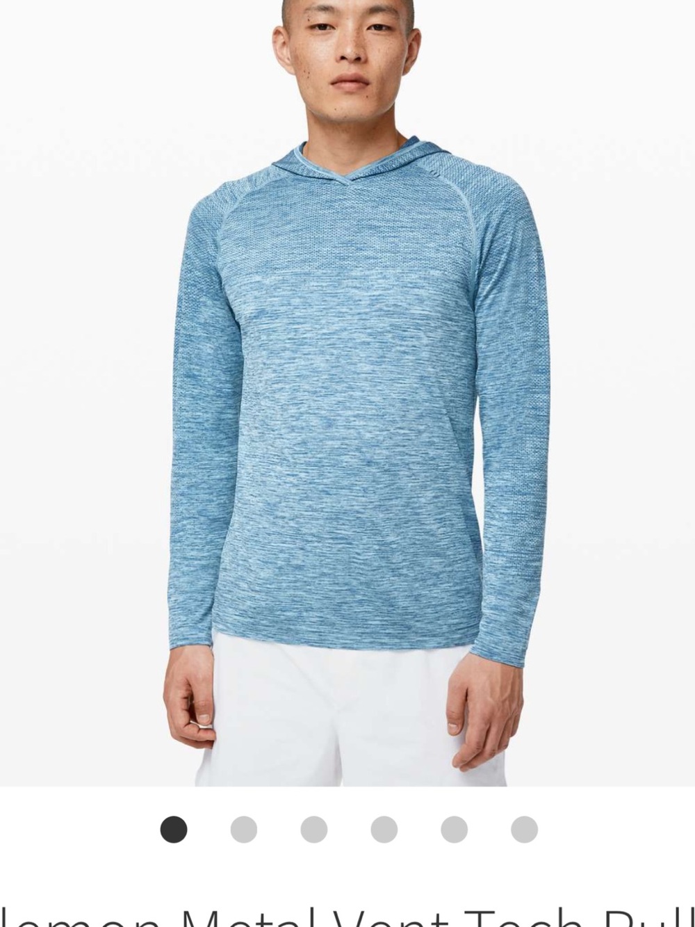 Lululemon Metal Vent Tech Pullover Hoodie
Poseidon / Hydra Blue size small men’s